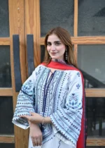Erah Embroidered 3-Piece Kurta Set for Women - White