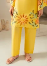 Grace Yellow 2-Piece Kurta Set for Women - Image 5