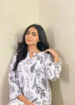 Leave Printed 2pcs  Set for Women - Image 3